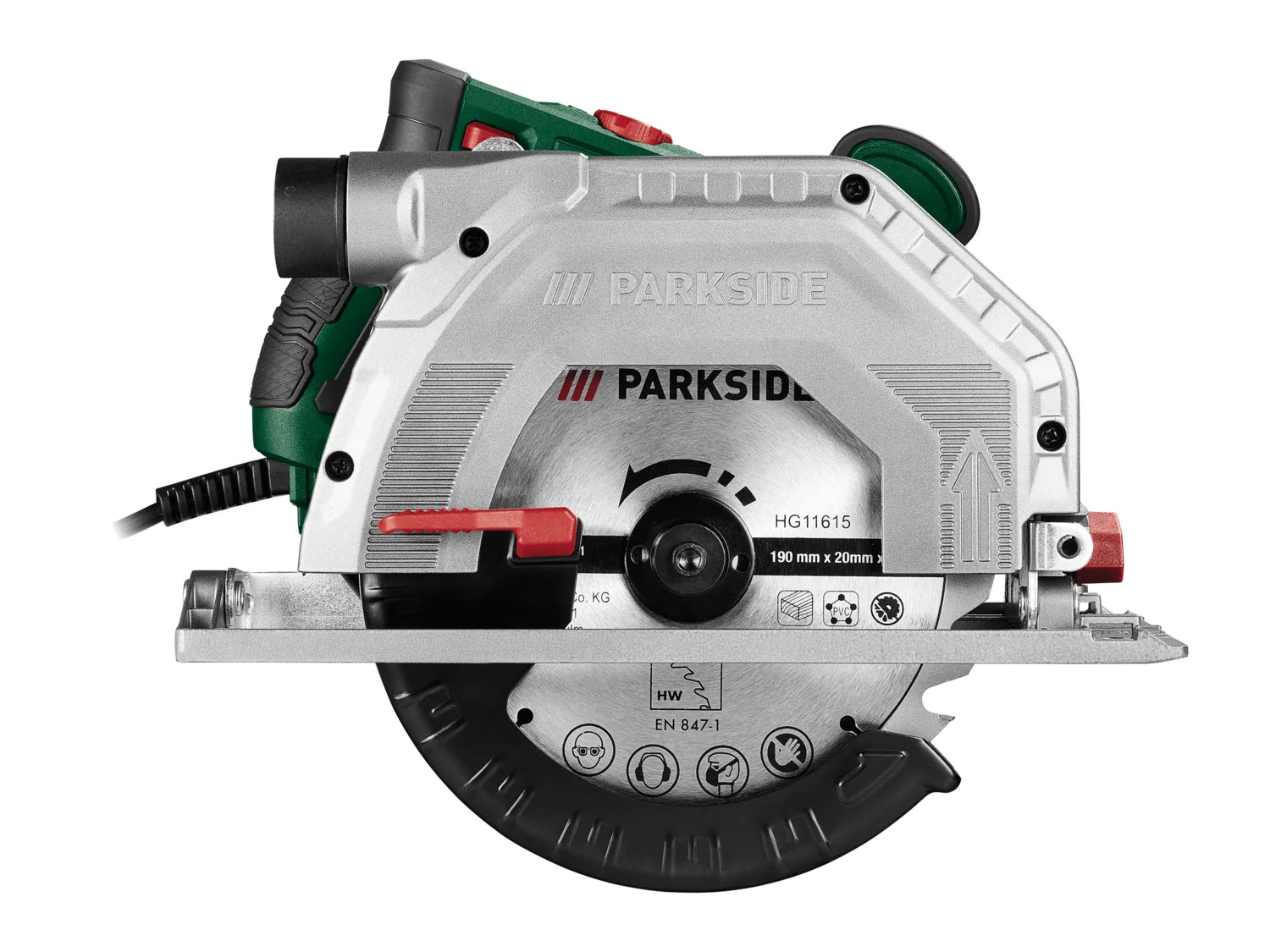 Parkside Sierra circular portátil 1350 W
