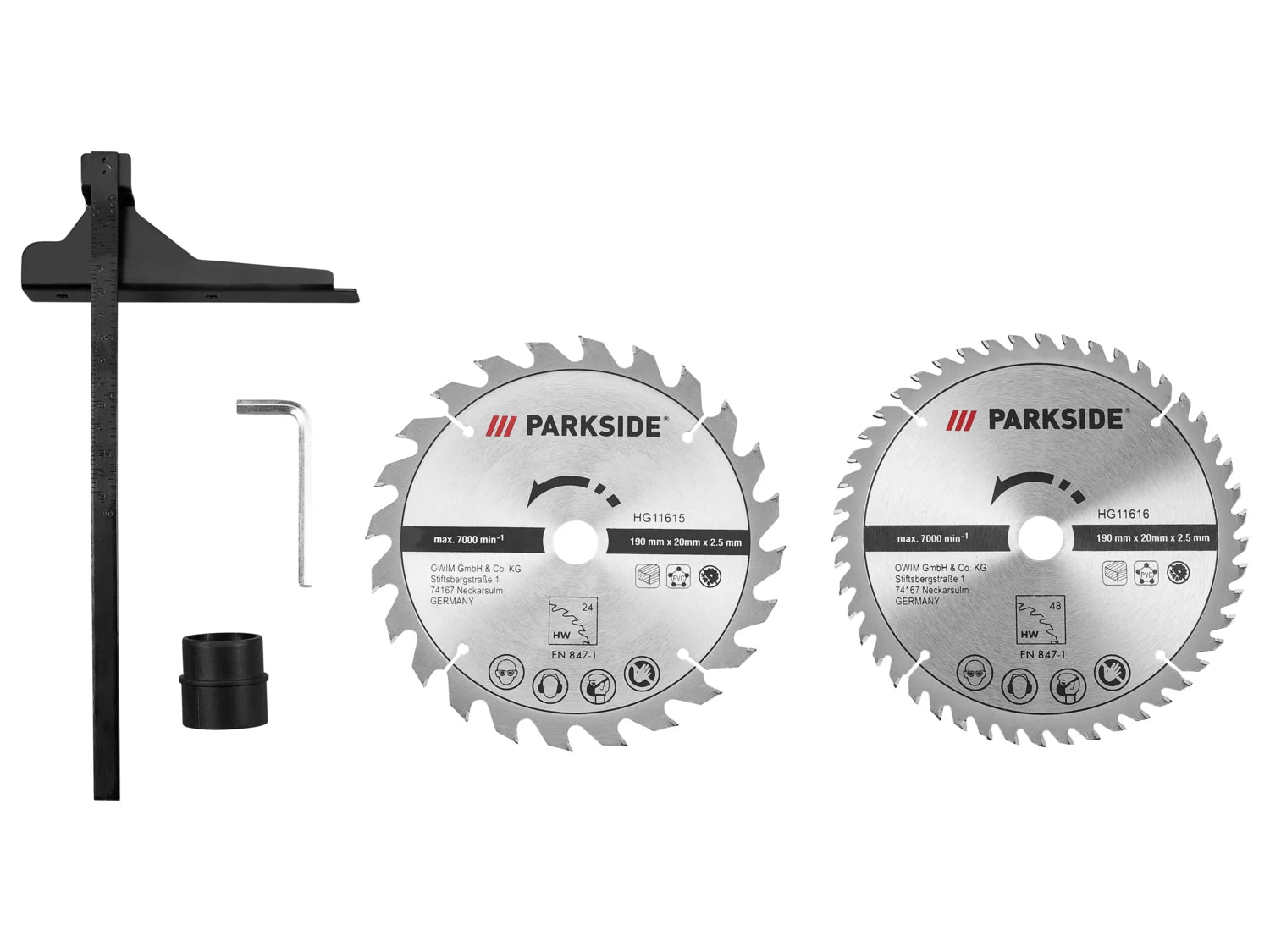 Parkside Sierra circular portátil 1350 W